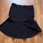 Bobeau  Black Flared Midi Skirt Photo 3