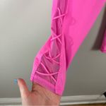 Victoria's Secret  | Hot Pink Mesh Detailed Workout Leggings Size 12 Photo 1