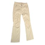 prAna Women's Size 4 Tan Cargo Hiking Pants Convertible Button Legs Photo 2