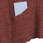 Cut Loose Womens Pullover Sweater Brown Long Sleeve Boat Neck Pockets One Size Size undefined Photo 2