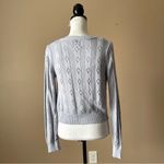 Pink Rose | Lavender Purple 2-pc Knit Floral Cropped Tank & Cardigan Set Sz S Photo 6