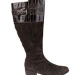 Marc Fisher Agnes Suede/Leather Tall Boots GUC $169 Size 8.5M S3260 Photo 2