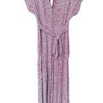 American Eagle  women's red and white floral romper size small short Photo 0