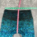 Okiino Surf Leggings Medium Fish Scale Mermaid Yoga Activewear Beach Surfing Blue Photo 14