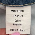 Miss Look  Y2K light wash blue button fly high rise bootcut jeans, size S Western Photo 2