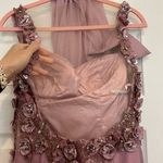 Sarafia Couture Silk Purple Lavender Formal Gown Dress Mother of The Bride Sz 8 Photo 3