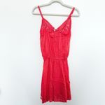 Billabong ‎ Womens Dress Size XS Coral Mini Embroidered Boho Surf Coastal Cowgirl Photo 5