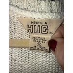 Vintage Pineapple Knit Sweater Vest Medium White Photo 1