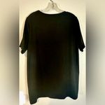 SheIn  Curved OXL Nashville Music City Black Top‎ Safety Pins Guitar Graphic Photo 6