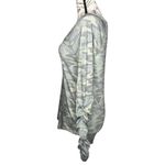 Chaser SMALL Camouflage Crewneck Elastic Scrunch Long Sleeve Pullover Tee Top Photo 2