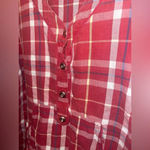 Vintage Esleep Nightgown Dorm Red Plaid Size undefined Photo 3