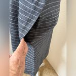 Eileen Fisher  Organic Linen Delave Pinstripe Shift‎ Dress Photo 10