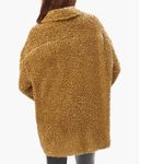 We Wore What NWT Teddy Faux Fur Shacket OLIVE Green Photo 3