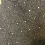 EXPRESS  Black Rhinestone High Rise Ankle Skinny Jeans 4 Short NWT Photo 4