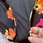 Anne cole Black Floral One-Piece Swimsuit Scoop Back Tummy Control Sz 12💛 Photo 9