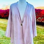 JM Collection  Plus Size Toggle Jacket Silver Pink Photo 0
