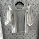Sandro  Paris Ruffle Sleeve Top Photo 3