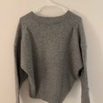 ZARA Grey V-Neck Sweater Photo 1