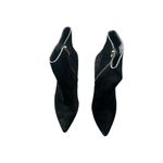 Steven By Steve Madden  Bailei Suede Black Ankle Boots Size 8 Photo 2