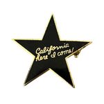 Vintage California Here I Come Gold Tone Star Pinnacle Designs Lapel Pin Photo 1
