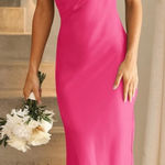 PRETTYGARDEN Chic Fuchsia One-Shoulder Dress Photo 0
