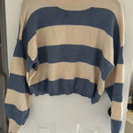 Dreamers Blue and white sweater Photo 0