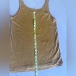 Eileen Fisher  Tank Top  Stretch Organic Cotton Jersey Scoop Neck Orange USA L Photo 12