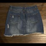 Wax Jean  Denim Distressed skirt Size M Photo 1