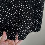 Sanctuary XL Sun Dress Button Front Black White Polka Dots Photo 6
