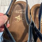 Dansko  Jovie Strappy Slingback Sandals Size 37 (6.5-7) Blue Leather Cork Photo 6