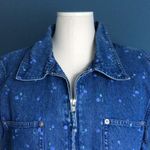 Denim & Co . Vintage Floral Print Jean Jacket Photo 1
