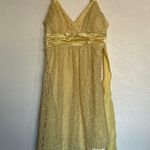 Yellow Mini Dress Photo 0