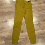 Habitual NWT  Almas Zip Skinny Jean Tapestry Yellow Mustard Slim Jeans Sz 26 Photo 13