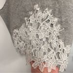 Kimchi Blue for Urban Outfitters Gray Lace Detail Crop Tank Top Size Small Photo 2