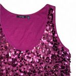 Apt. 9 Y2k purple sequined tank top Photo 2