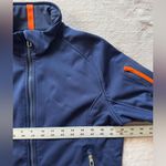 RLX Ralph Lauren Women Navy Blue Fleece Windbraker Jacket Coat Parka Size M Size M Photo 5