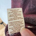 Free People Wool Blend Dress Size M Berry Combo Knit Stripe Scoop Neck Boho Cozy Photo 8