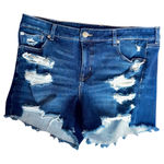 American Eagle  The Dream Distressed  Midi Jean Shorts! Photo 0