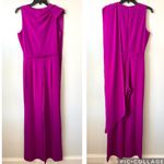 Black Halo  Enola Side‎ Drape Jumpsuit Berry Plum 2 Photo 2