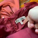 NWT DaVinci #9145 Satin Burgundy Gown ~ Bridesmaid / Black Tie / Evening Sz 10 Red Photo 11