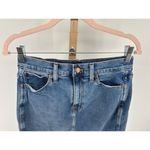 J.Crew Denim Jean Straight Pencil Skirt Size 4 99% Cotton Photo 9