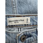 Abercrombie & Fitch Denim Skirt Womens Blue High Rise Front Slit Midi NWT SZ 30 Photo 6