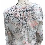 Maurice's Small Blouse Coral Print Photo 3