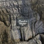 Mambo‎ Lounge Pants Snakeskin Print Drawstring Ankle Elastic Waist Size 16* Black Photo 5