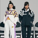 Nike NWT  X AMBUSH LAKERS WHITE PURPLE PUFF JACKET Photo 10