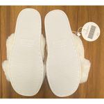 Miss to Mrs Bride Slippers Faux Fur Fluffy White Wedding Honeymoon NWT Size: 8/9 Photo 3