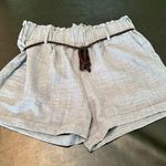 Ci Sono High Waist Blue Grey Shorts NWT size Large Photo 0