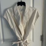 Nordstrom Sleeveless Linen Blazer Photo 1