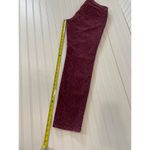 Loft Womens Maroon Print Modern Skinny Jeans Mid Rise Size 8 Photo 3