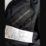 Catherine Malandrino Long Puffer Coat US S 55 KR Goose Down Padding Knit Black Photo 6